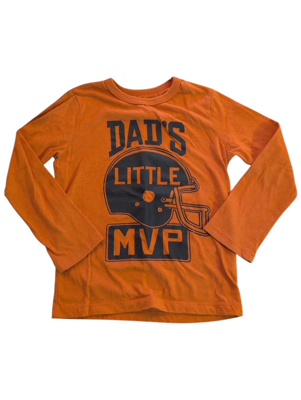 🍁2/$7🍁THE CHILDREN'S PLACE Orange Football Long Sleeve Shirt